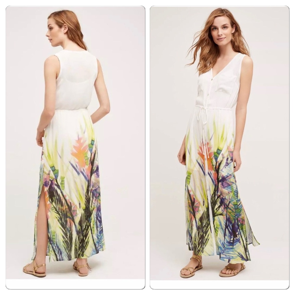 NWT, Anthropologie Watergarden Dress by Mermaid